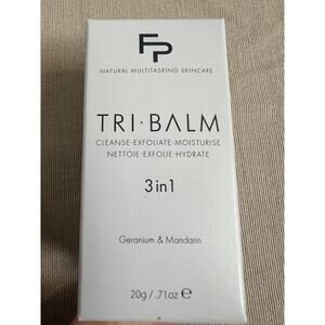 Formulae Prescott Tri-Balm 3 In 1 Cleanser Exfoliator Moisturiser 20g Travel New